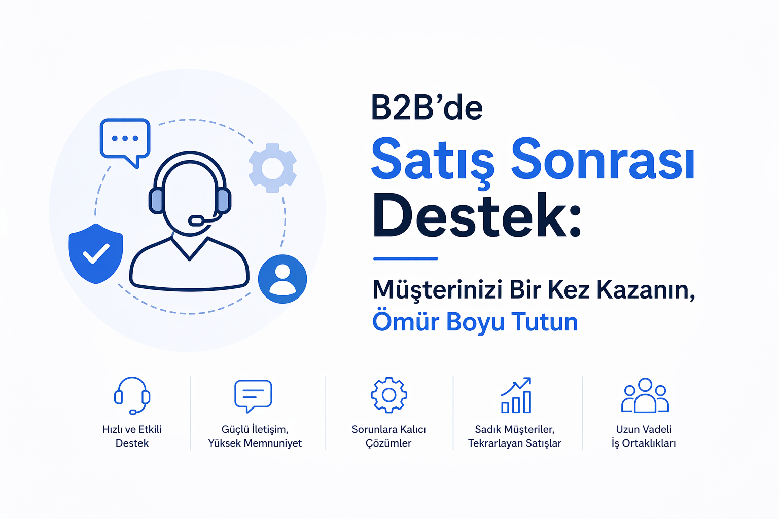 B2B’de Satış Sonrası Destek: Müşterinizi Bir Kez Kazanın, Ömür Boyu Tutun