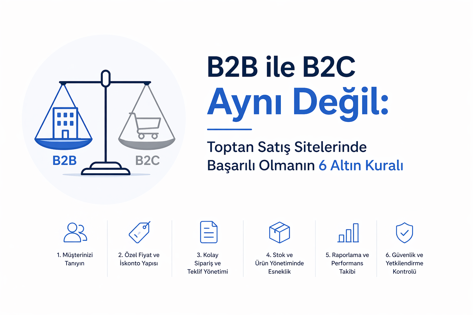 B2B ile B2C Aynı Değil: Toptan Satış Sitelerinde Başarılı Olmanın 6 Altın Kuralı