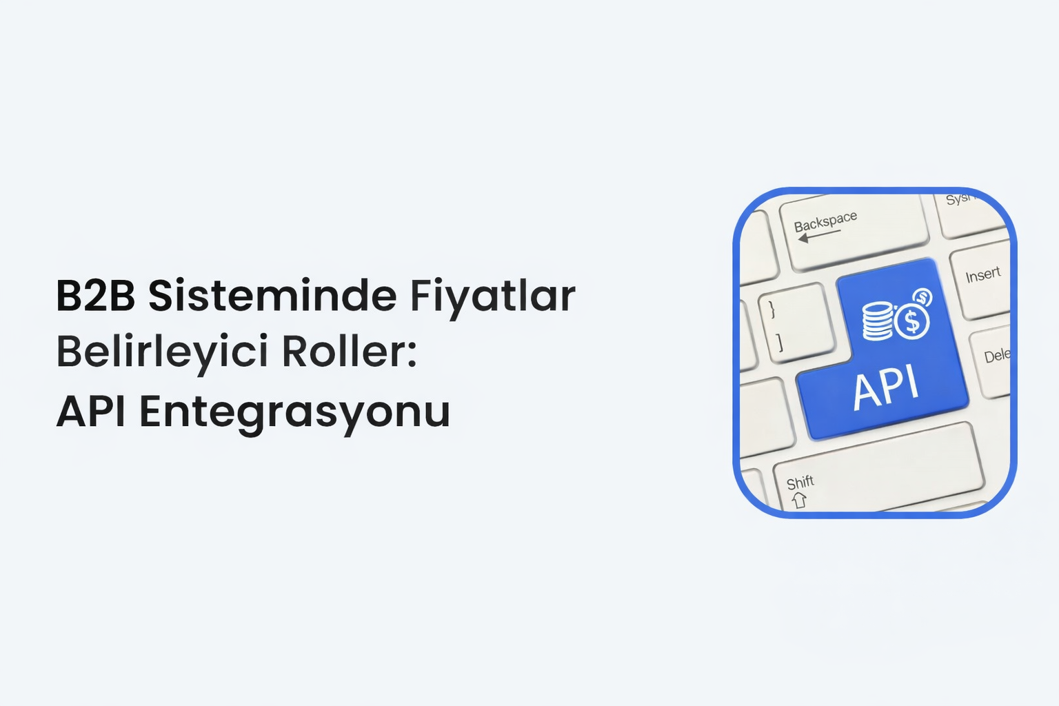 B2B Sisteminde Fiyatlar Belirleyici Roller : API Entegrasyonu
