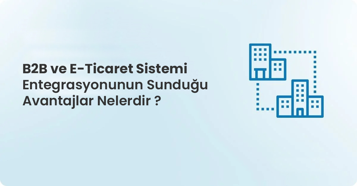 B2B ve E-Ticaret Sistemi Entegrasyonunun Sunduğu Avantajlar