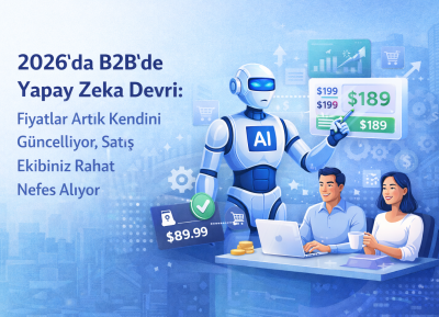 2026’da B2B’de Yapay Zeka Devri: Fiyatlar Artık Kendini Güncelliyor, Satış Ekibiniz Rahat Nefes Alıyor