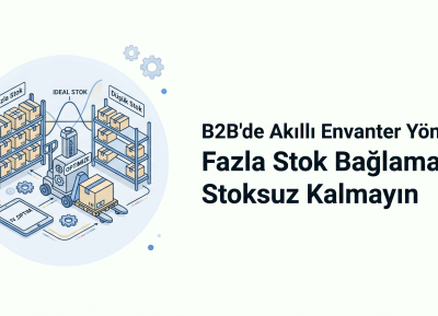 B2B'de Akıllı Envanter Yönetimi: Fazla Stok Bağlamayın, Stoksuz Kalmayın