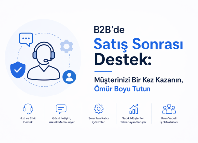 B2B’de Satış Sonrası Destek: Müşterinizi Bir Kez Kazanın, Ömür Boyu Tutun
