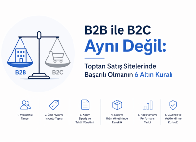 B2B ile B2C Aynı Değil: Toptan Satış Sitelerinde Başarılı Olmanın 6 Altın Kuralı